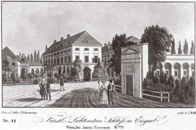 Zámek v 1. pol. 19. stol.